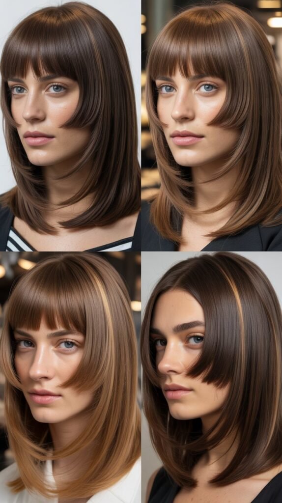  Blunt Cut with Dimensional Lowlights