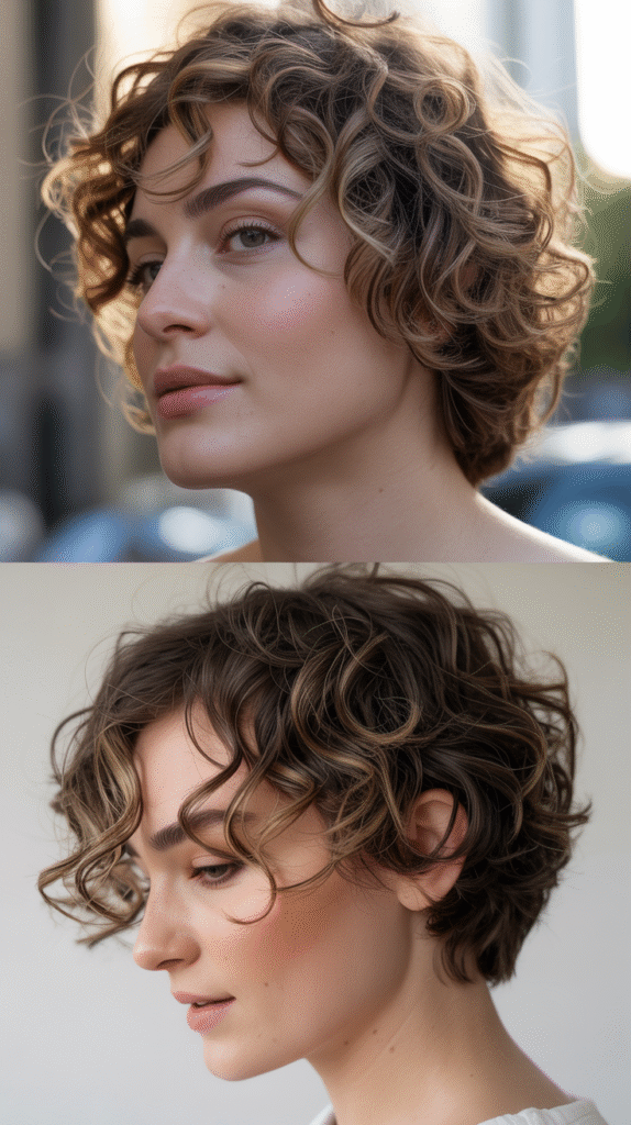 Wispy Curly Pixie