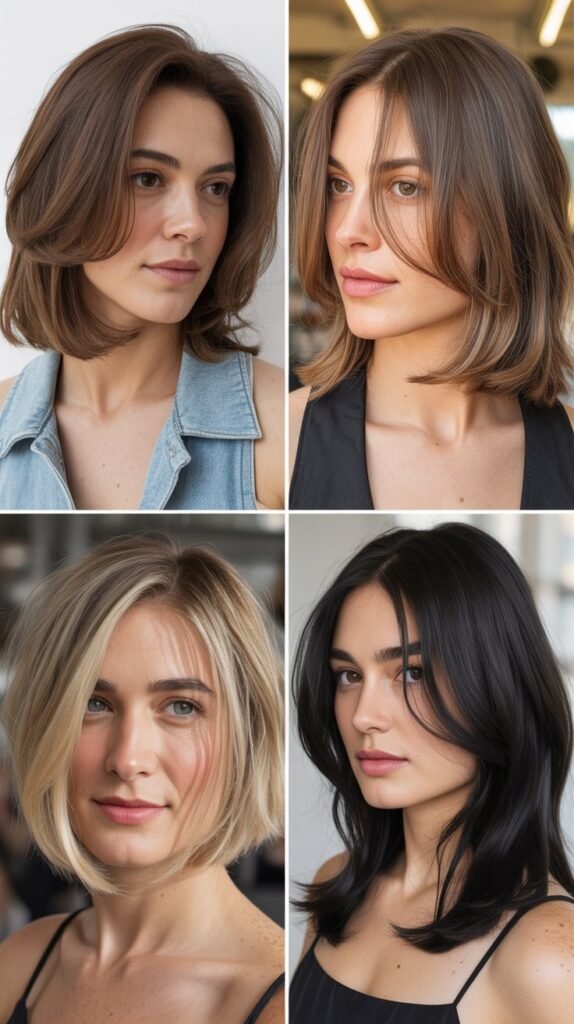 The Blunt Cut with Face-Framing Pieces