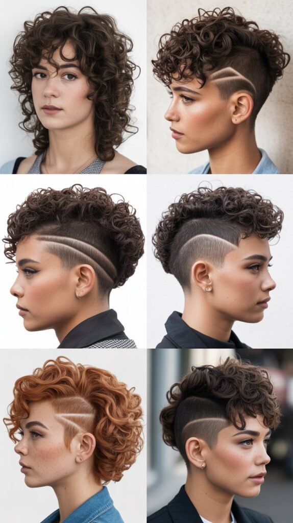 Curly Undercut