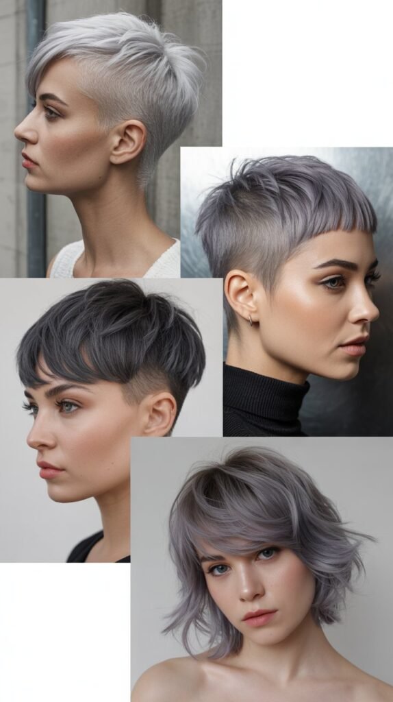  Edgy Undercut Pixie with Asymmetric Bangs