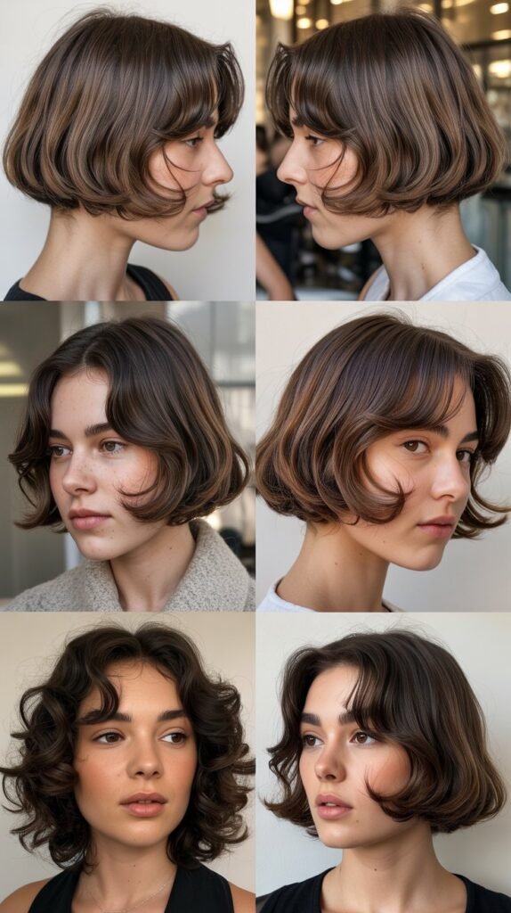  Blunt Cut with Rounded Face-Framing