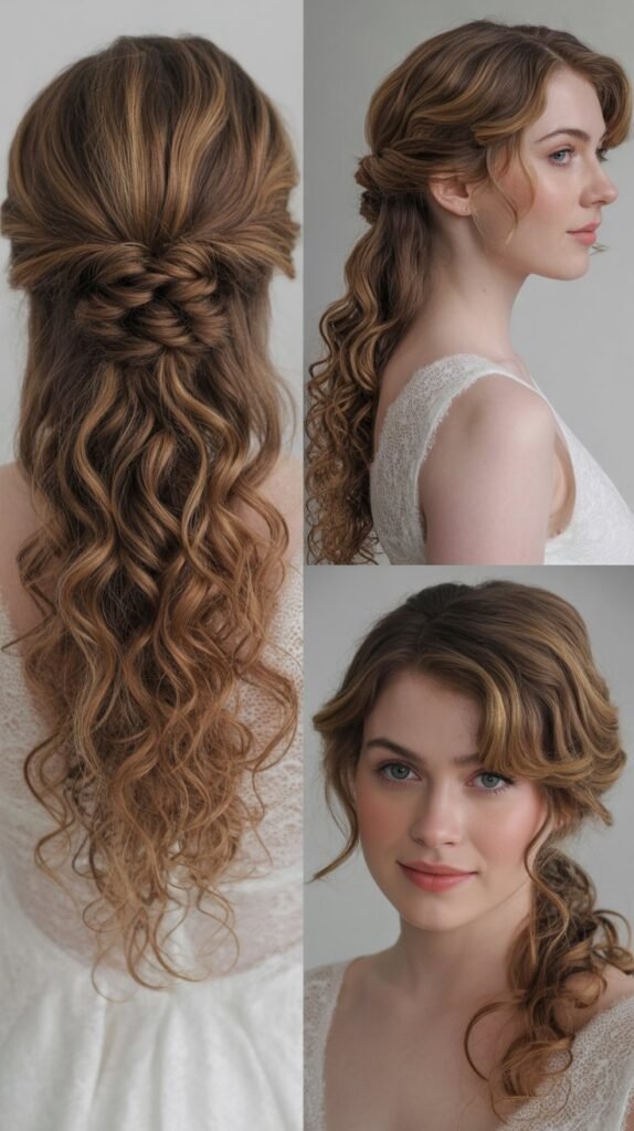 Half-Up Twisted Crown