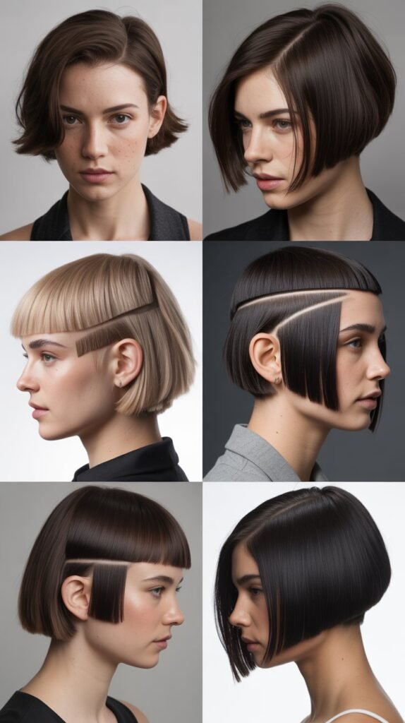 Asymmetrical Blunt Cut