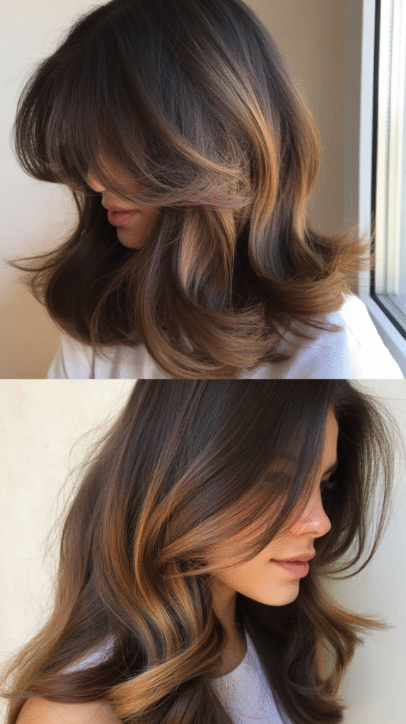  Dark Chocolate with Caramel Highlights