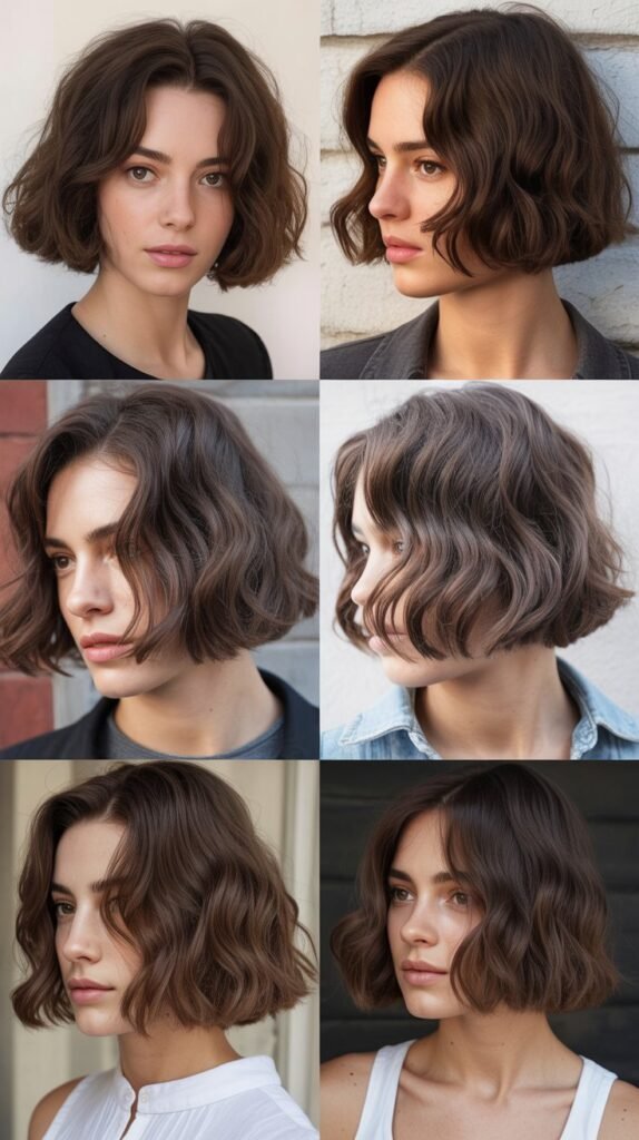 Blunt Collarbone Cut with Soft Waves