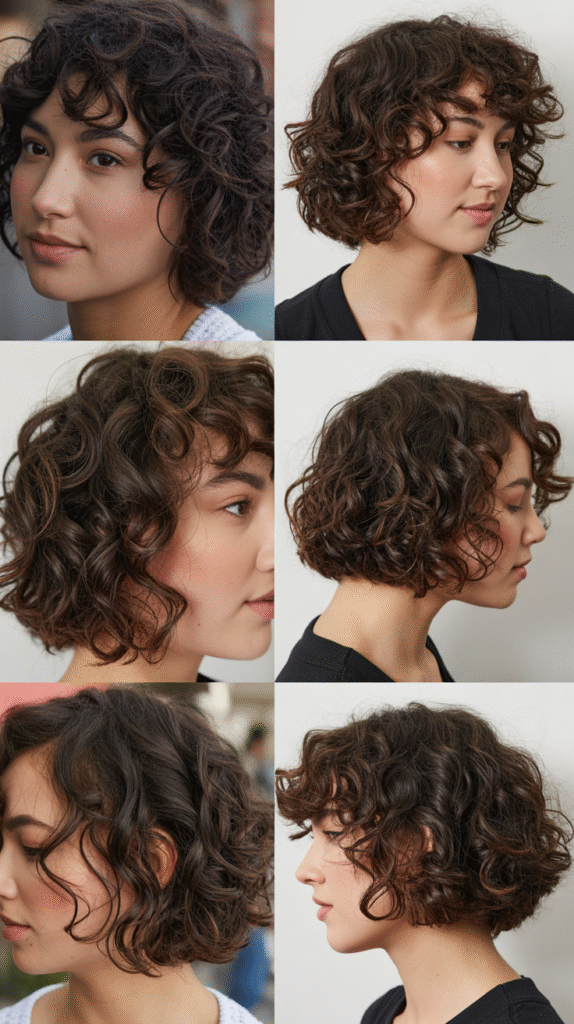  Textured Curly Bob