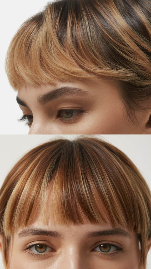  Wispy Baby Bangs With Graduated Layers