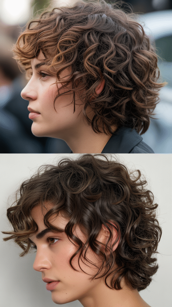 Curly Shag with Extreme Layers
