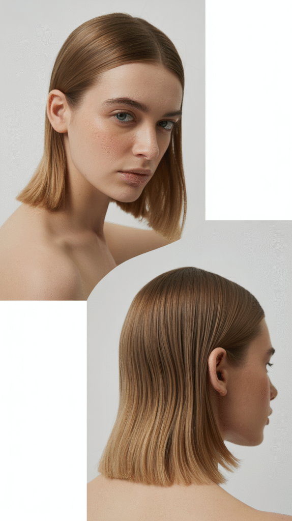  Blunt Cut With Air-Dried Finish