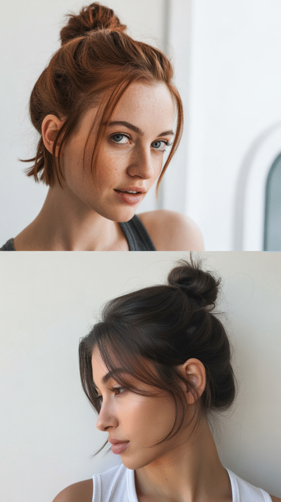 The Half-Up Micro Bun