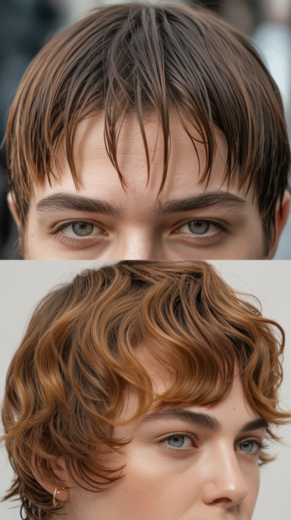  Blunt-Cut Wispy Bangs With Soft Layers