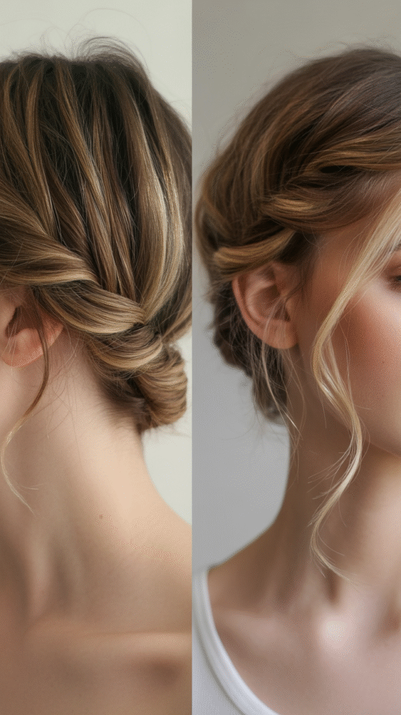 The Twisted Half-Up Style