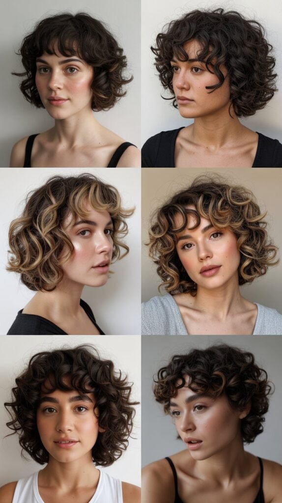  The Curly Bob
