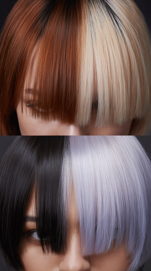  Blunt Cut With Ombré