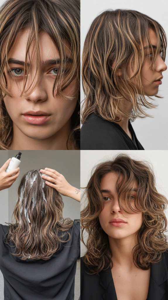 Piecey Curtain Bangs With Shattered Layers