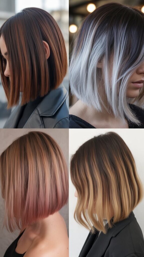 The Blunt Cut with Ombré