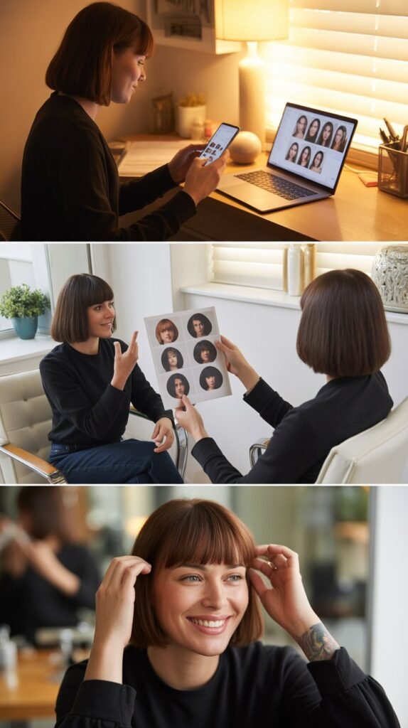 The Psychological Preparation for Cutting Wispy Bangs