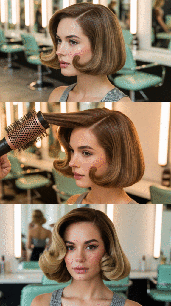 Blunt Cut with Flipped Ends