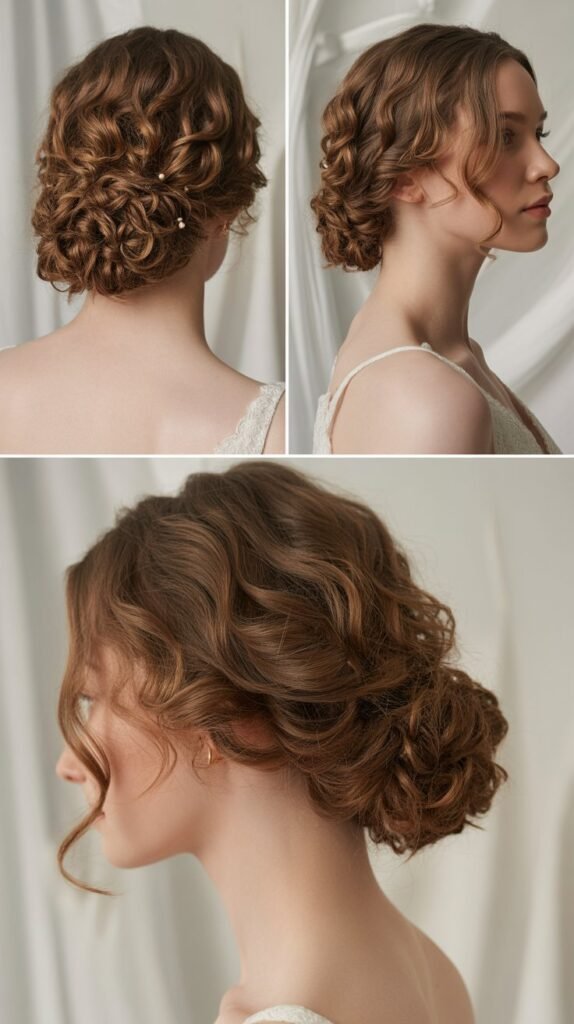 Loose Curly Chignon