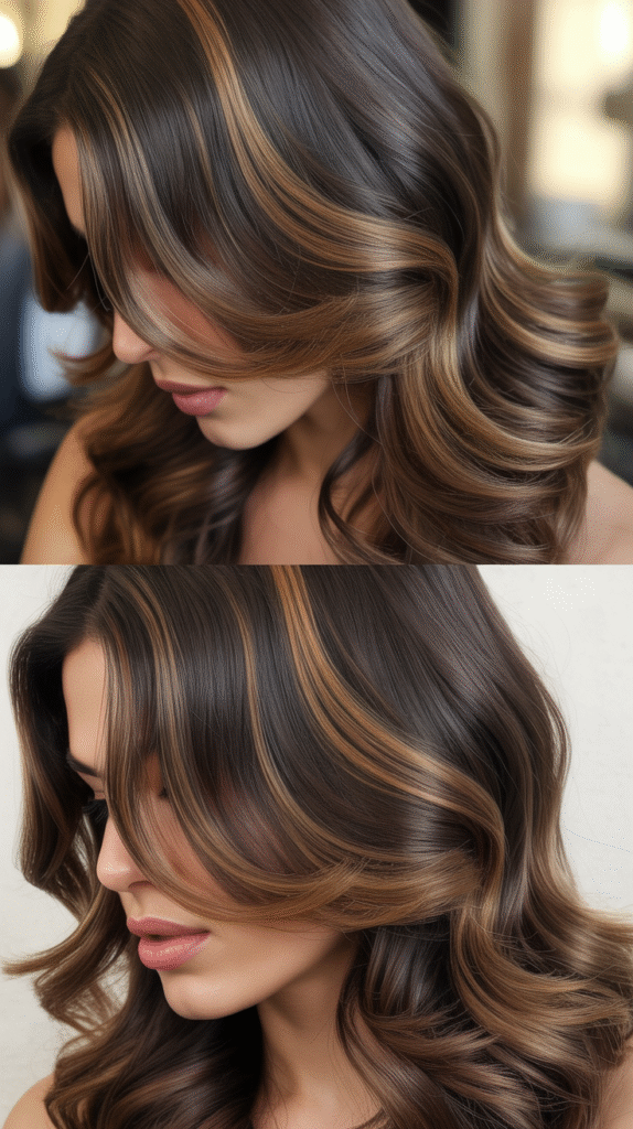 Dark Chocolate with Bronze Accents