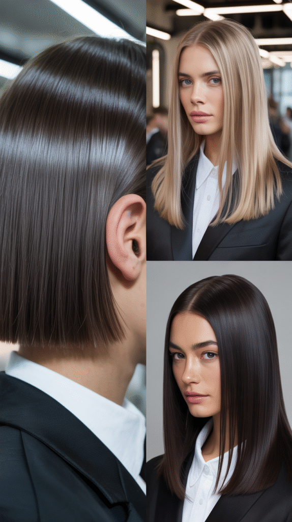 Sleek Straight Blunt Cut