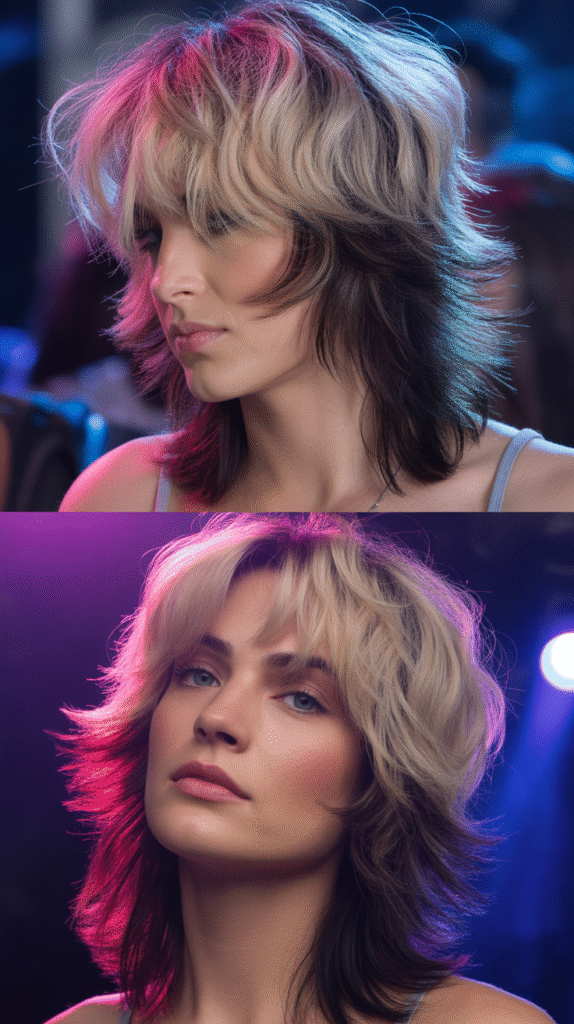 Piecey Wispy Bangs with Chunky Layers