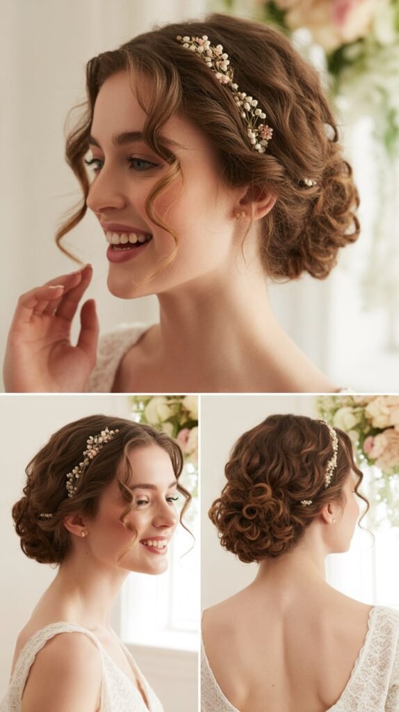 Romantic Curly Chignon