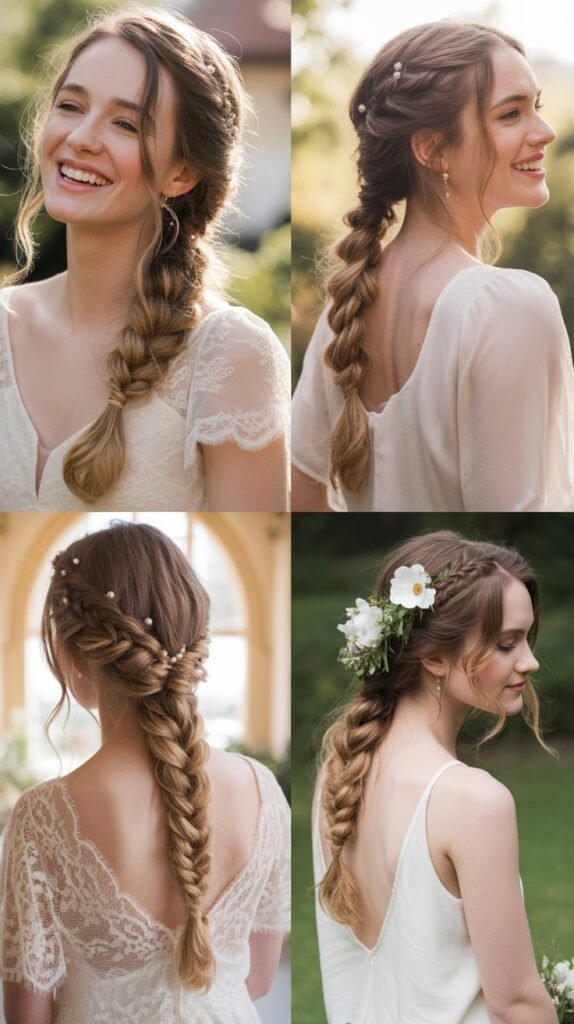 Fishtail Braid Down the Back