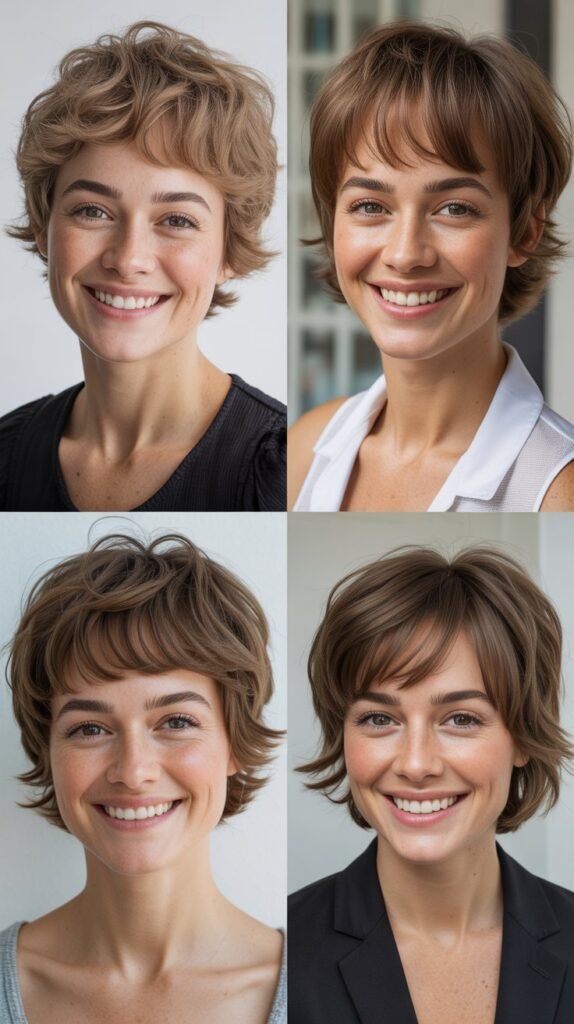 Textured Wispy Bangs With Shattered Layers: Edgy Dimension