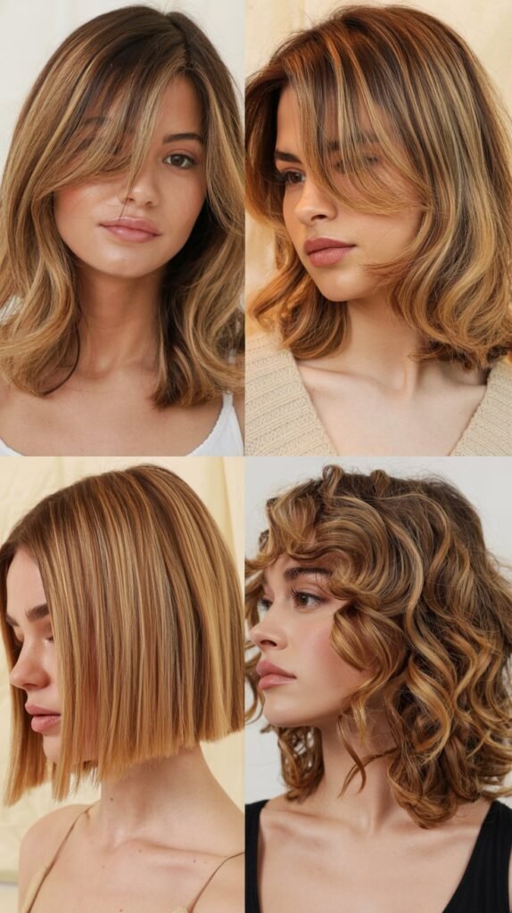 Caramel Dimension for Square Face Shapes