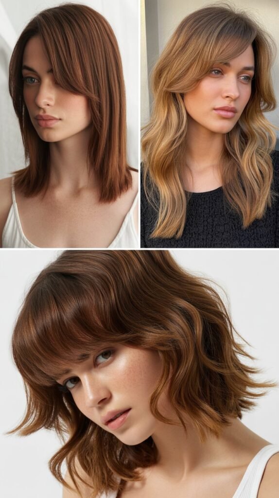 Asymmetrical Bangs With Long Graduated Sides