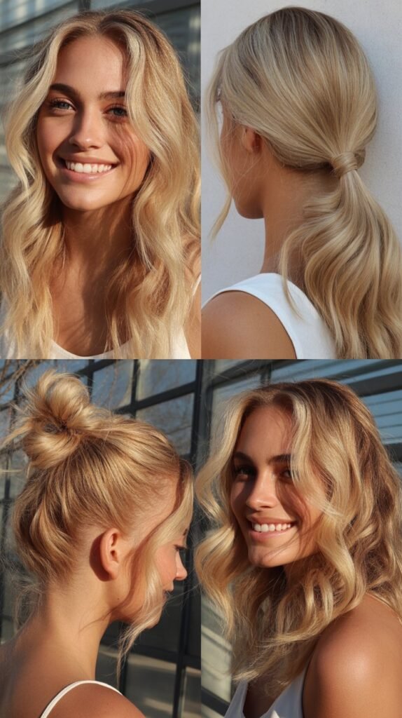 Sun-Kissed Blonde Ribbons