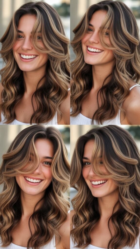 Loose Caramel Ribbons Throughout