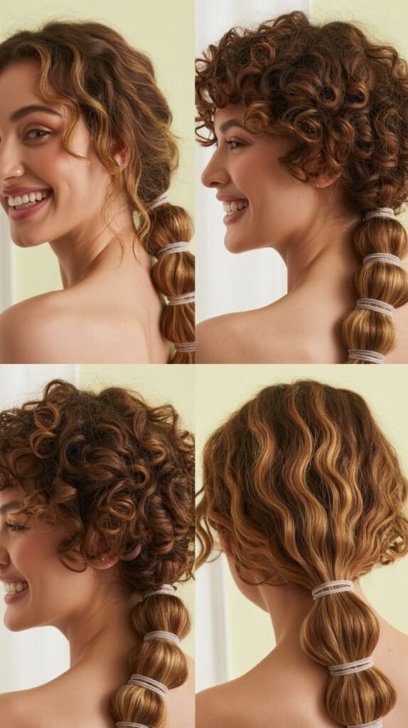 Side-Parted Waves with Deep Shine