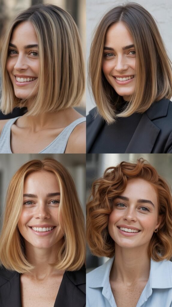 The Collarbone Blunt Cut With Face-Framing Pieces