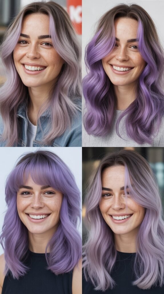 Lavender Highlights for Unique Expression