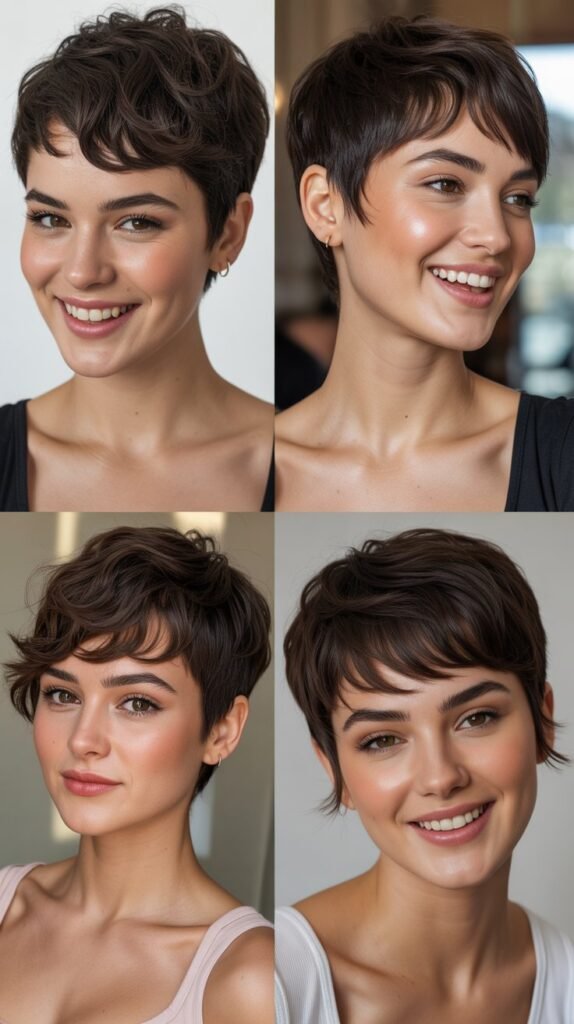 Pixie with Finger Waves