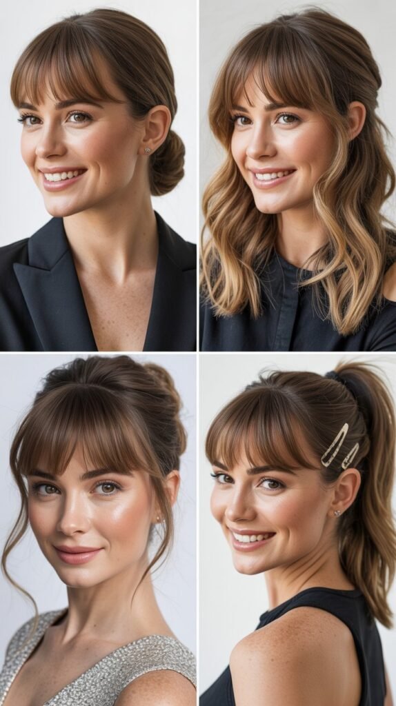  Nose-Length Bangs for Extreme Versatility