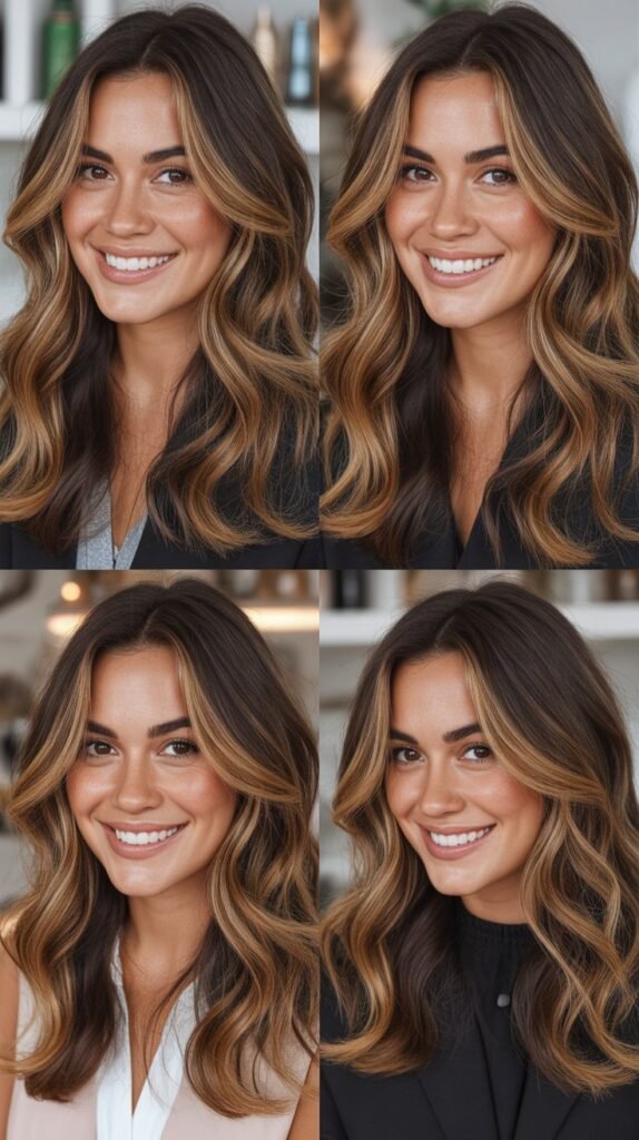  Caramel Money Piece Highlights