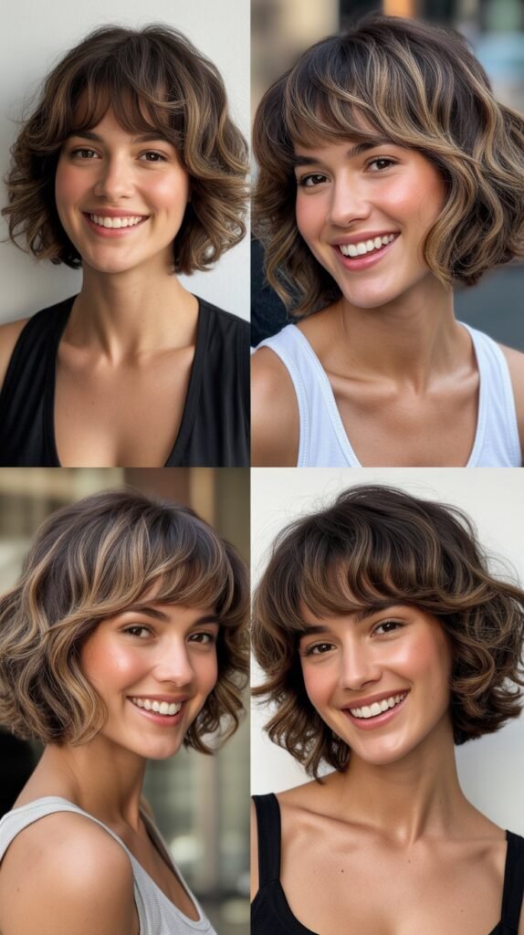  Sleek Bob With Long Angular Bangs