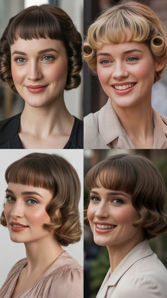 Feathered Bangs for Soft, Retro Appeal