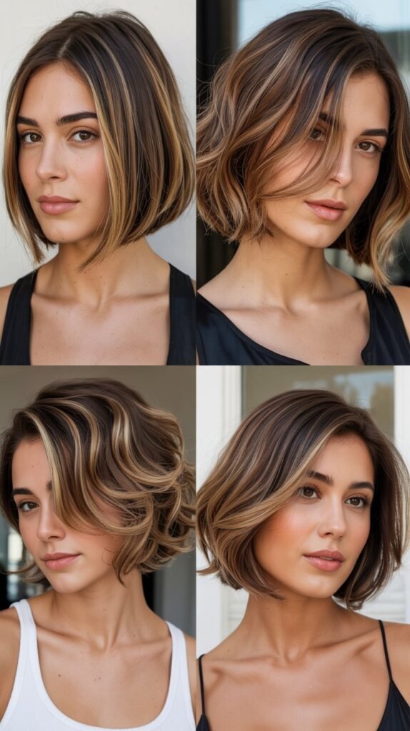 Caramel Highlights for Bob Haircuts