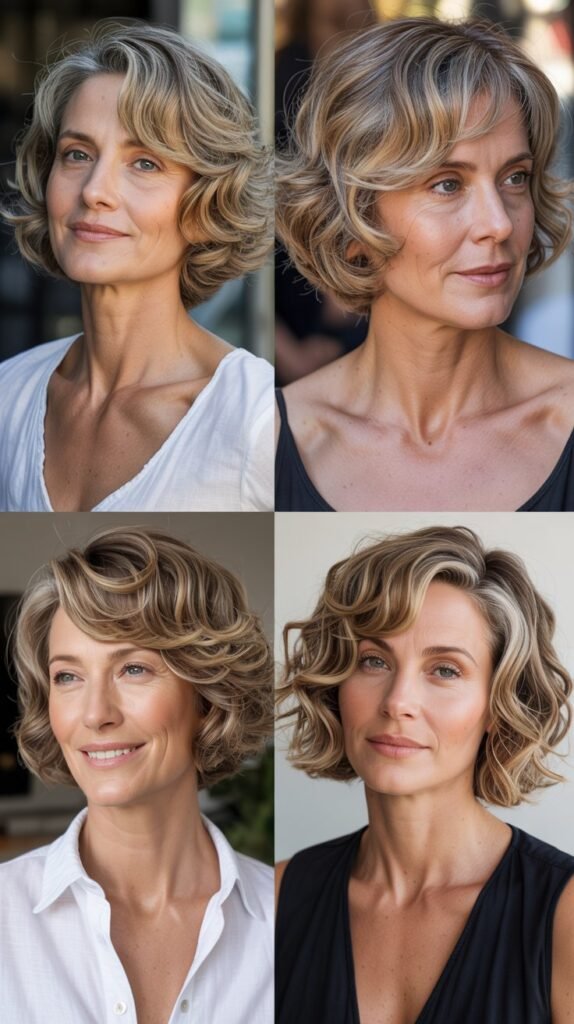  Wavy Bob with Beachy Texture