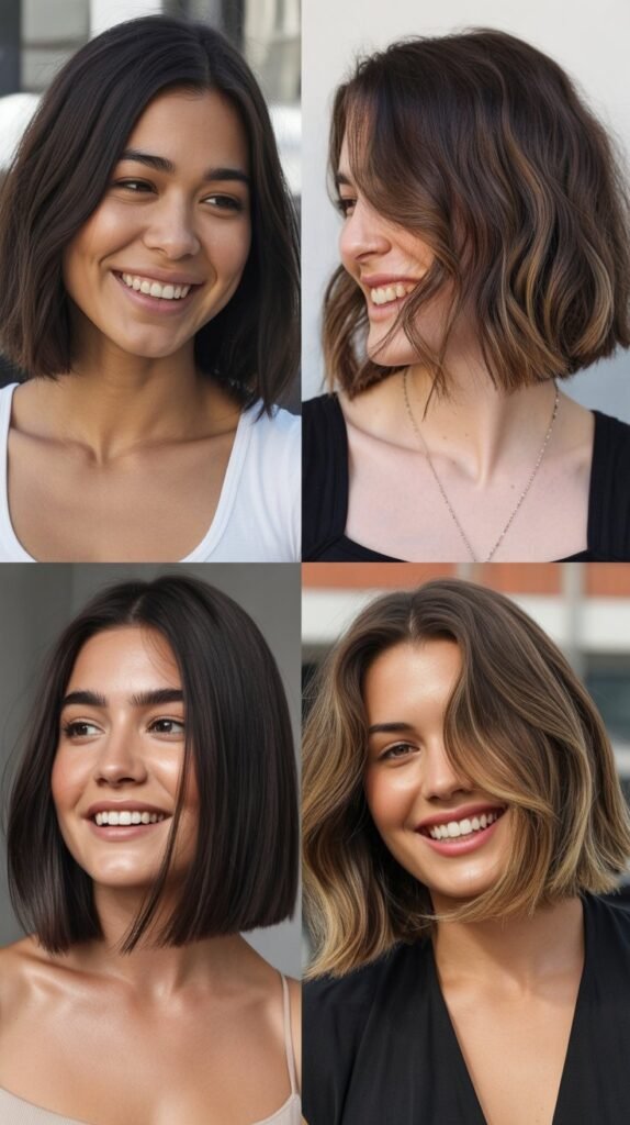  The Blunt Lob With Lived-In Texture