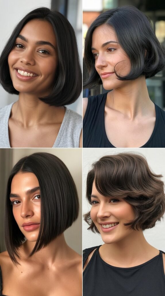 The Blunt Cut With Flipped-Out Ends