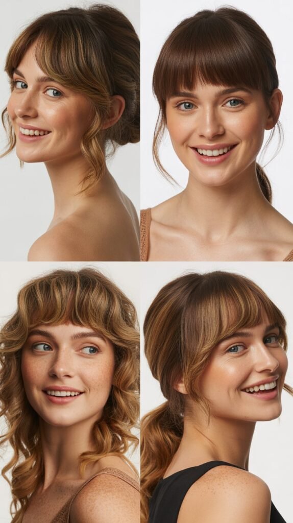 Styling Wispy Bangs in Humid Climates