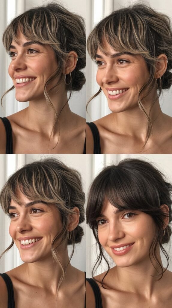  Blunt-ish Airy Bangs