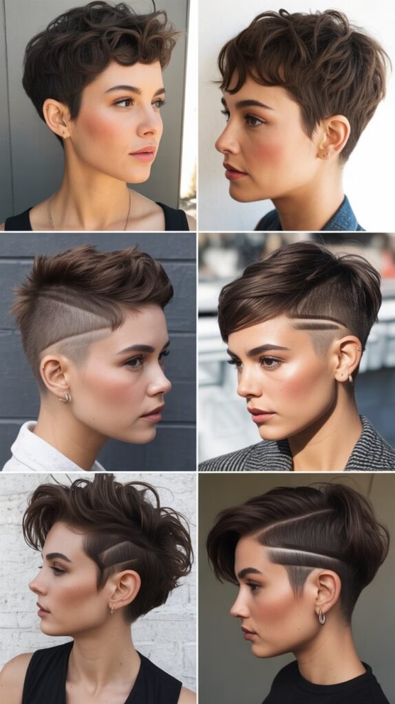 Pixie With Undercut And Natural Texture