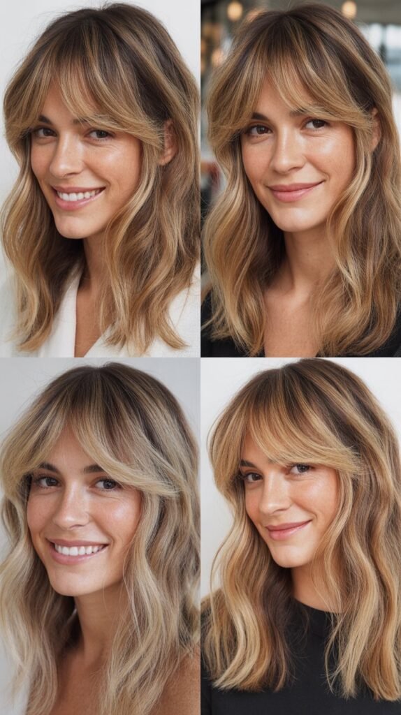  Face-Framing Highlights Specifically for Wispy Bangs